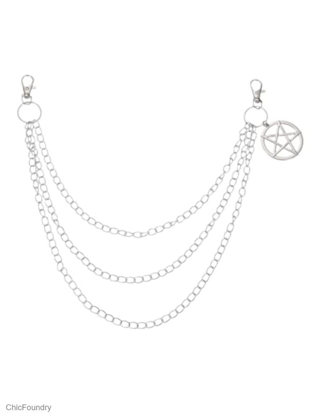 Punk Pants Chain for Jeans Unisex Waist Chain 20-23 inch